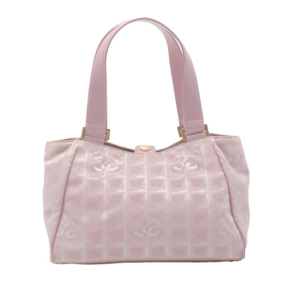 Chanel CC Baby Pink Canvas Tote Bag